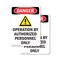 Signmission Safety Culture Sign, 7 in Width, Plastic, Rectangle OS-2PACK-DS-P-710-V-1510 - alternate 1